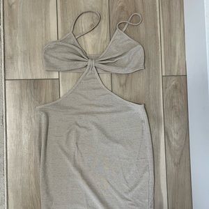 cult gaia open cutout dress